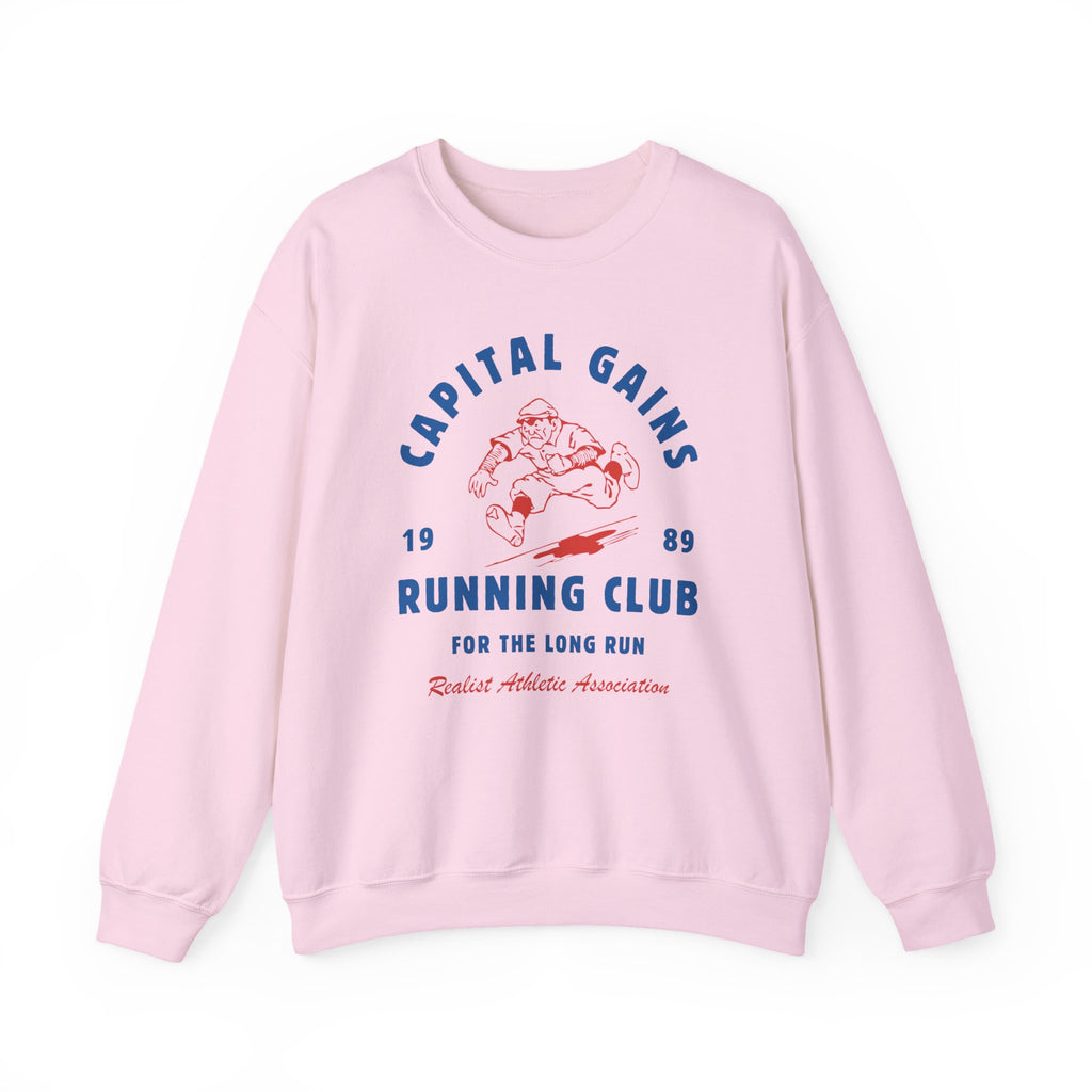 Capital Gains Running Club Sweatshirt — 'For The Long Run' Crewneck