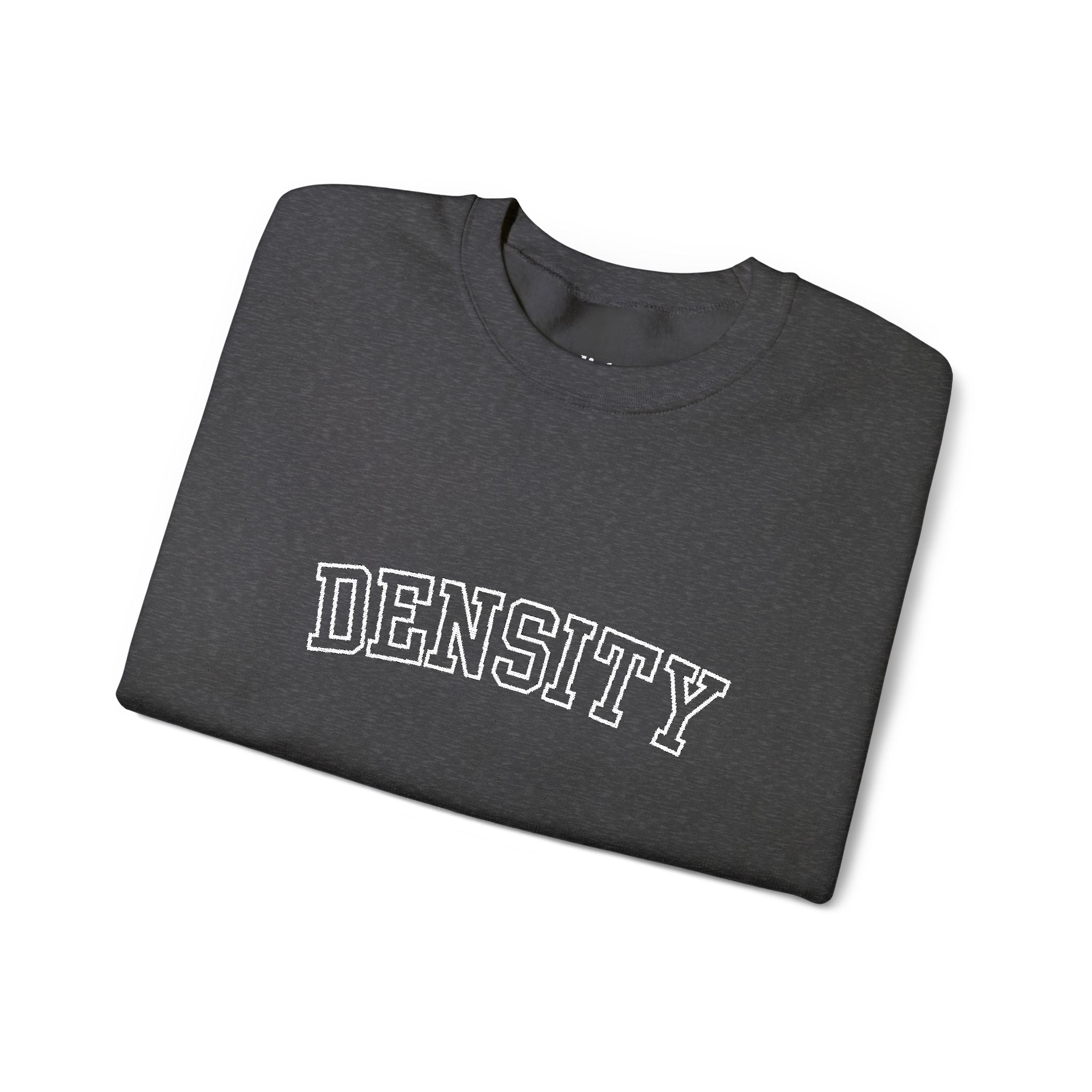 Density Crewneck Sweatshirt — Vintage College Graphic Pullover