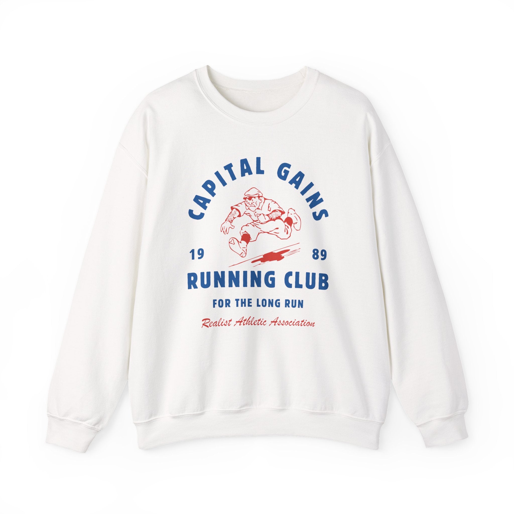 Capital Gains Running Club Sweatshirt — 'For The Long Run' Crewneck