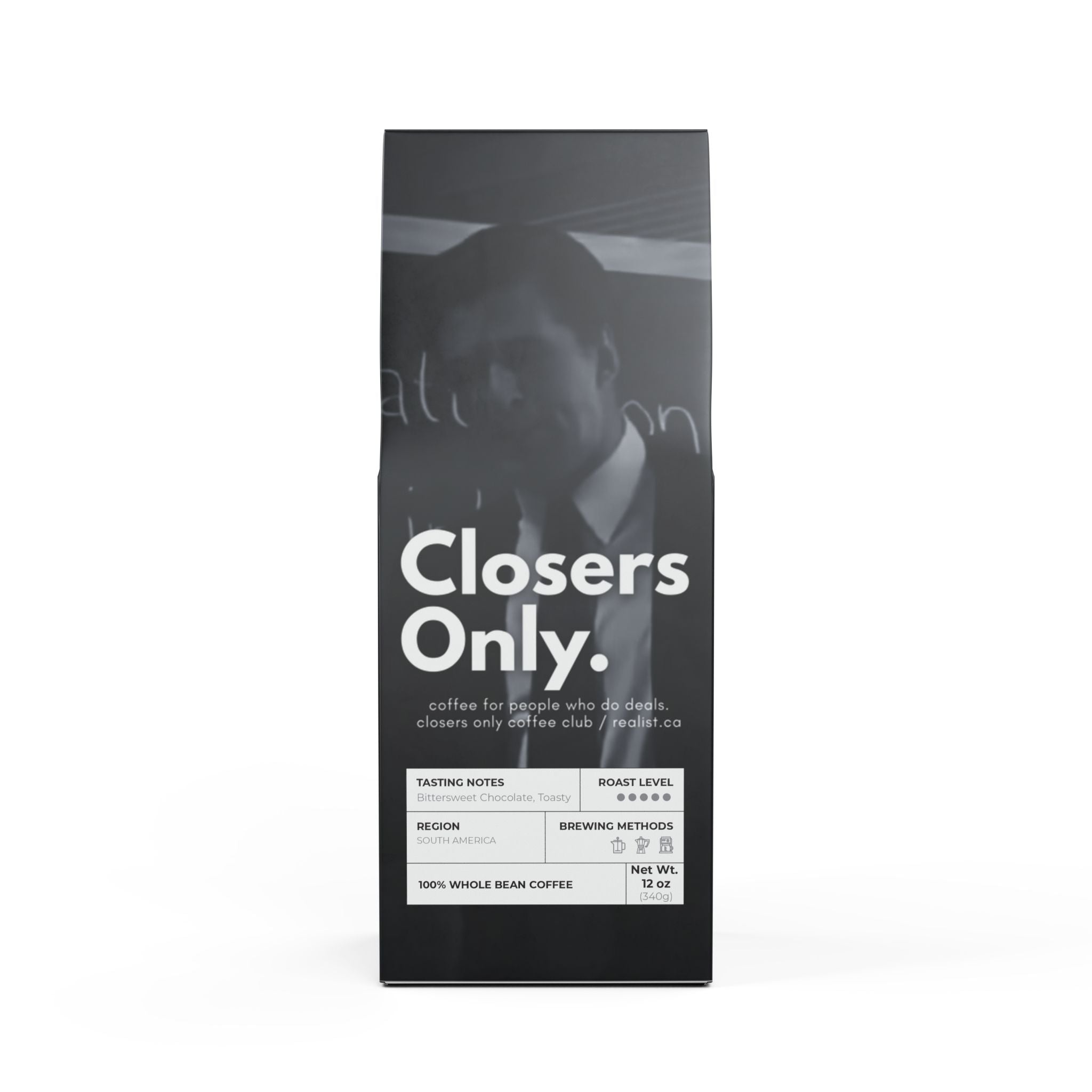 Closers Only Coffee Club - Bitterroot Coffee Blend (Dark French Roast)