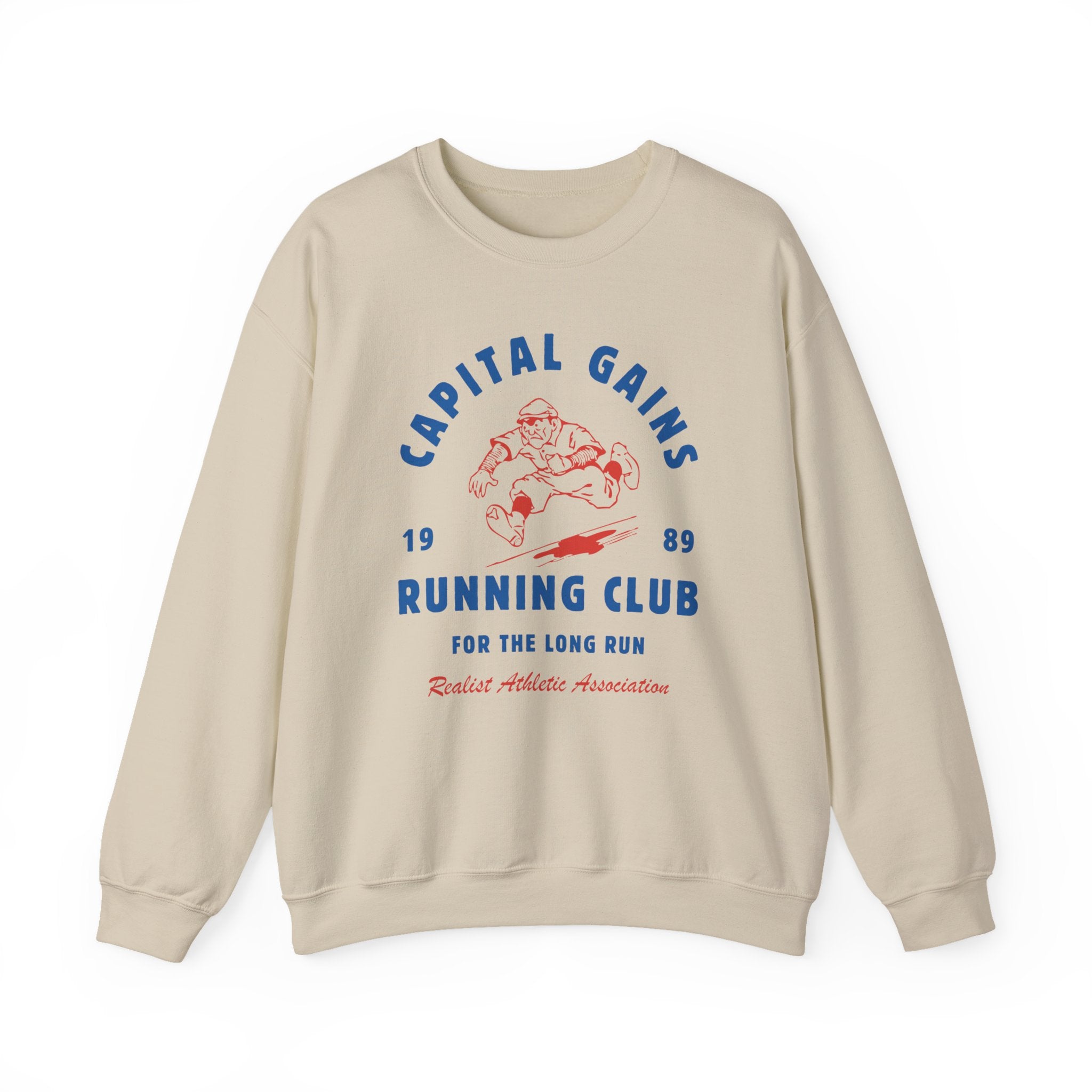 Capital Gains Running Club Sweatshirt — 'For The Long Run' Crewneck