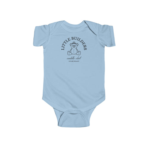 Baby Bodysuit — "Little Builders" Teddy Cuddle Club Infant Onesie