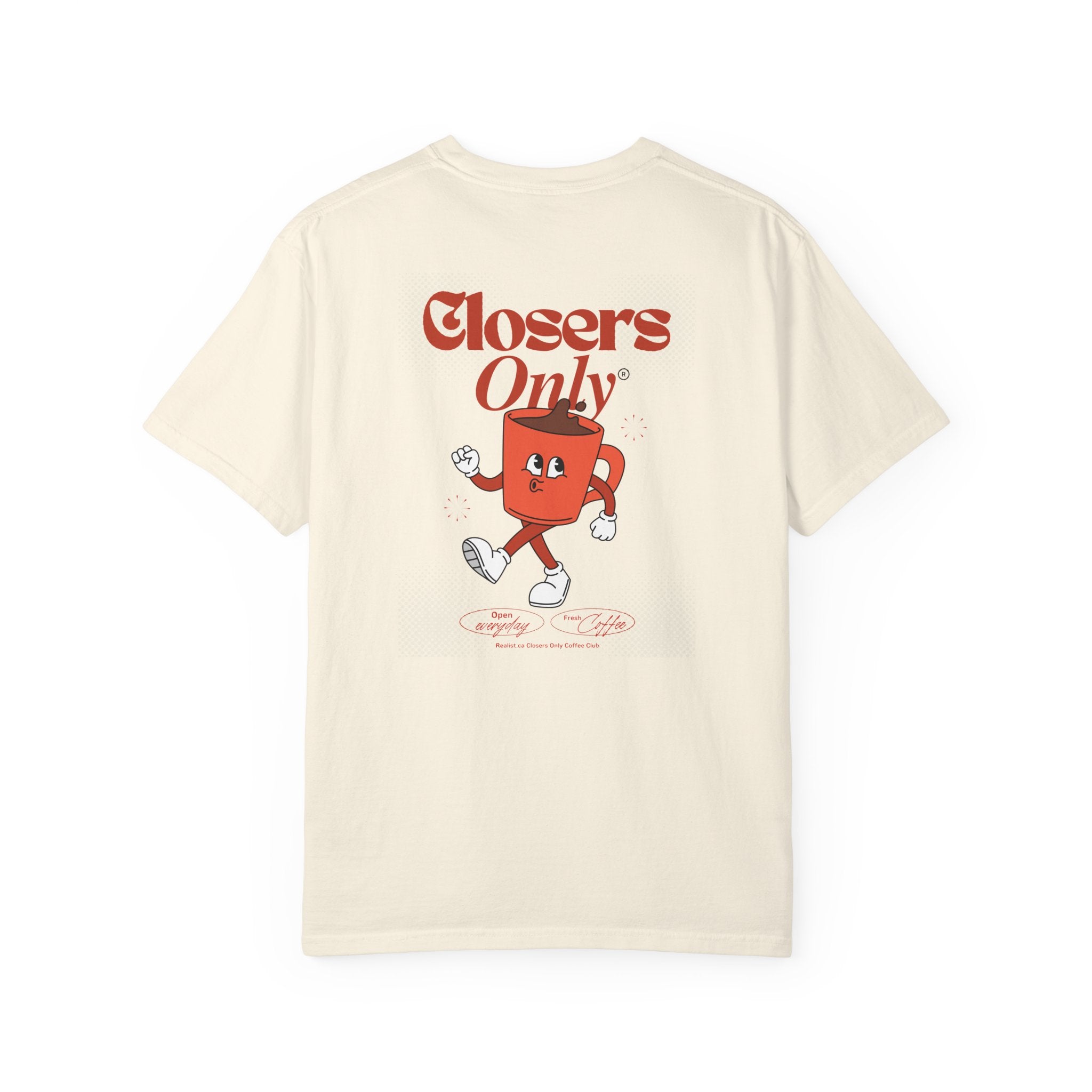 Closers Only Graphic T-Shirt — Retro Walking Mug Design