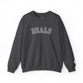 DEALS Crewneck Sweatshirt — Vintage Collegiate Black Pullover